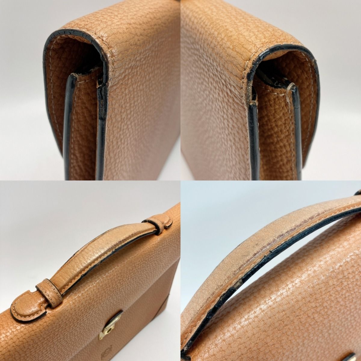 Loewe Anagram Business Bag Brown Leather Briefcase with Hotei