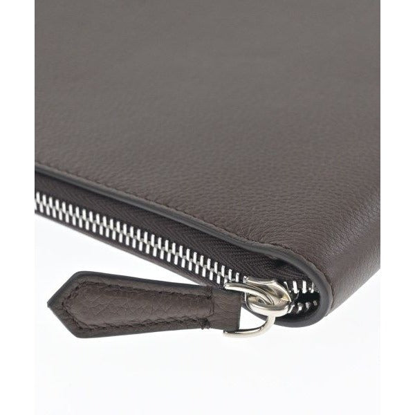 Fendi Clutch Leather Brown — view 6