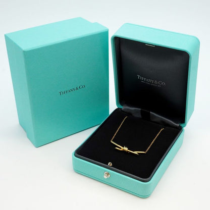 Tiffany & Co Necklace Knot 18K Yellow Gold Yellow Gold Ladies