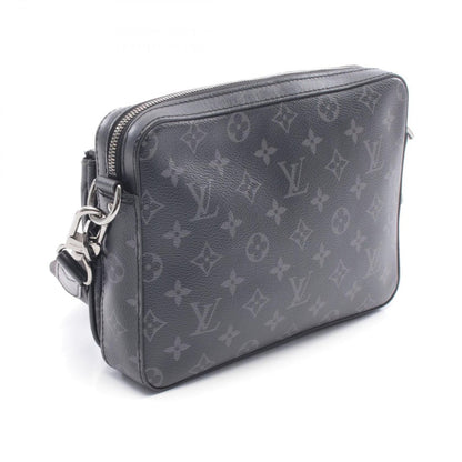 Louis Vuitton Shoulder Bag Trio Messenger Canvas Leather Gray Black — view 2