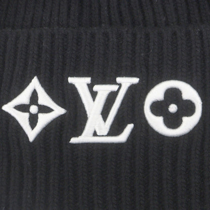 Louis Vuitton Beanie LV Headline Wool Hat Knit Cap Black — view 8