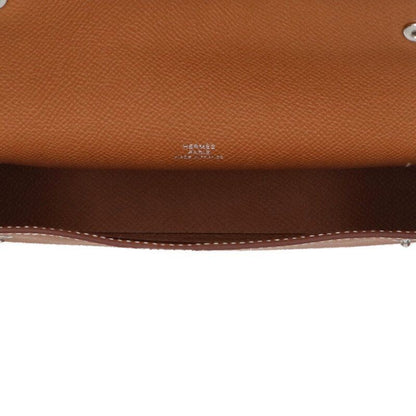 Hermes Nap Togo Engraved B Svhardware Long Wallet Men's