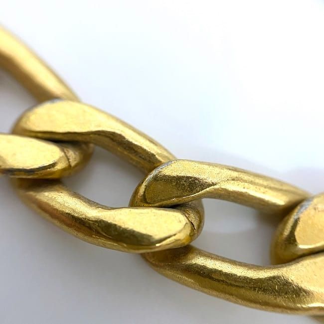 Chanel Chain Belt Gold Coco Mark Excellent Condition Coin GP Used