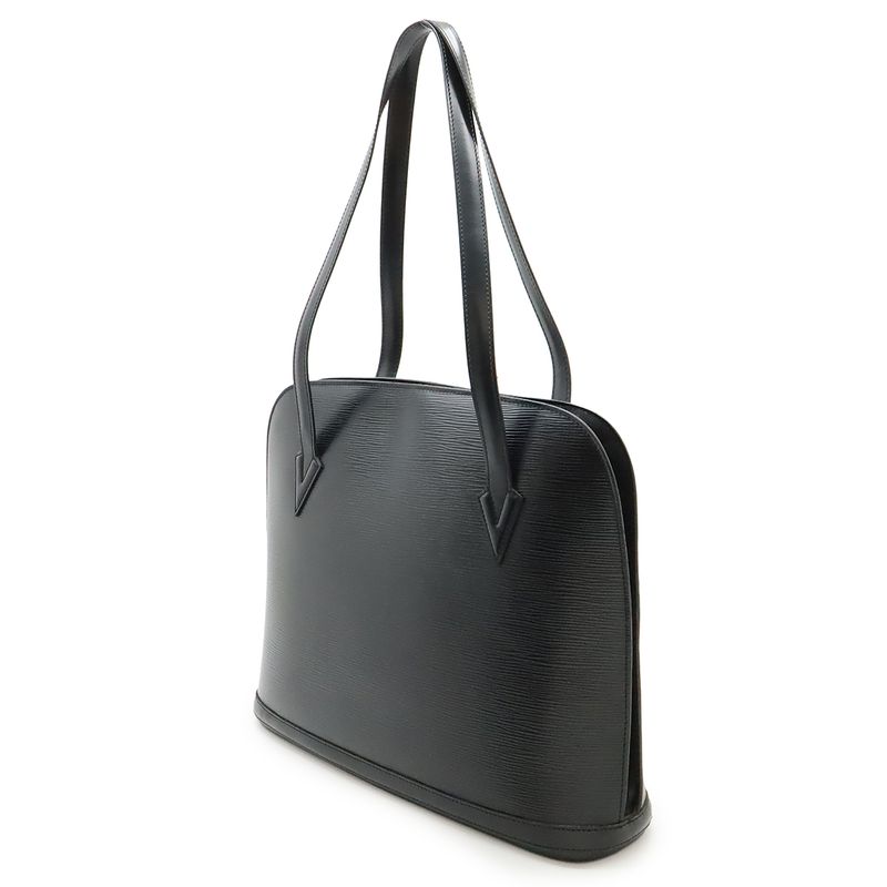 Louis Vuitton Epi Lu Sac Shoulder Bag Tote Bag Shoulder Tote Leather Noir Black