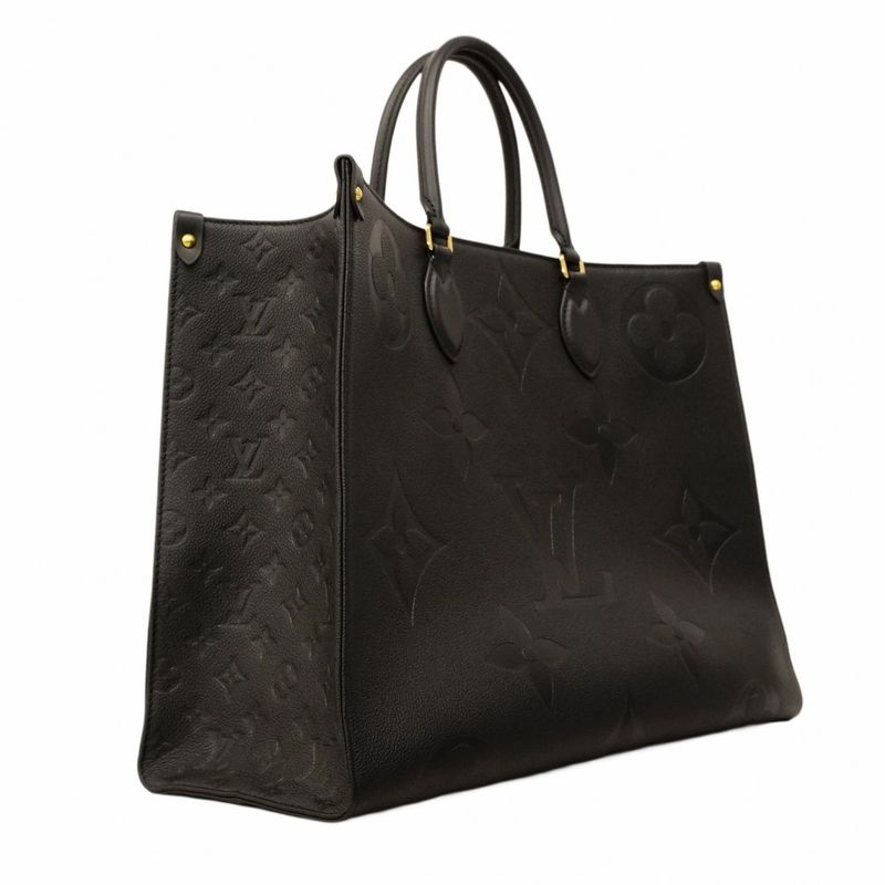 Louis Vuitton Tote Monogram/empreinte On The Go GM M44925 Noir Black 2way Bag