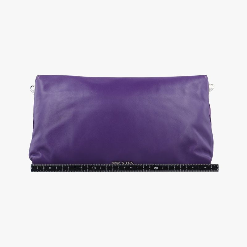 Prada Frenzy Purple Leather Bt097531/o