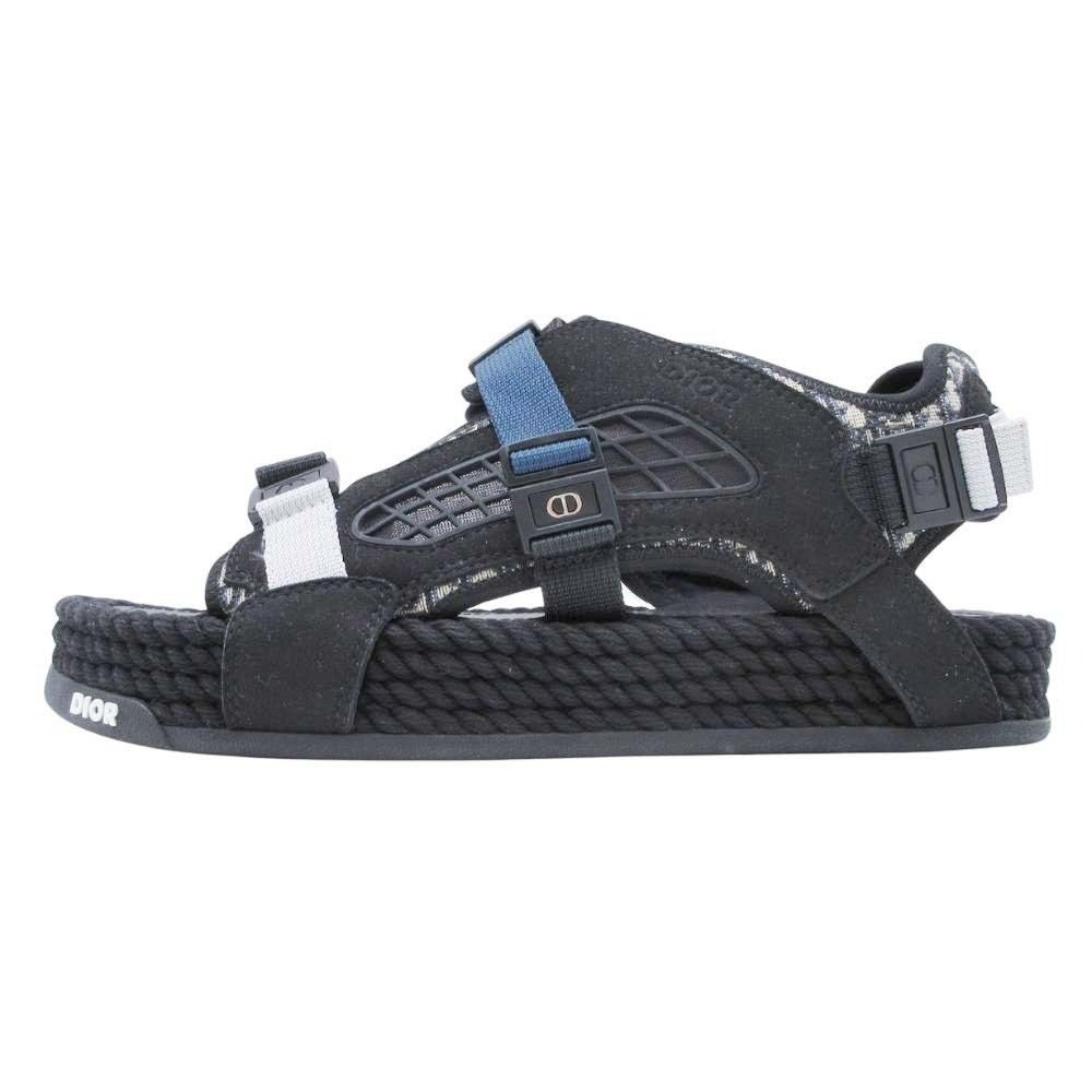 Dior Atlas Sandal Oak Sandals Shoes Logo Trotter 42 Black