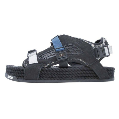 Dior Atlas Sandal Oak Sandals Shoes Logo Trotter 42 Black
