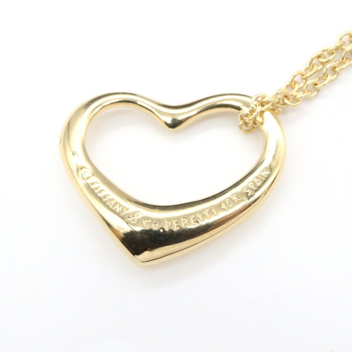 Tiffany & Co Necklace Open Heart Small 40.5 cm 18k — view 5