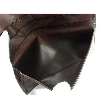 Loewe Wallet Anagram Dark Brown Leather Bifold Long — view 5