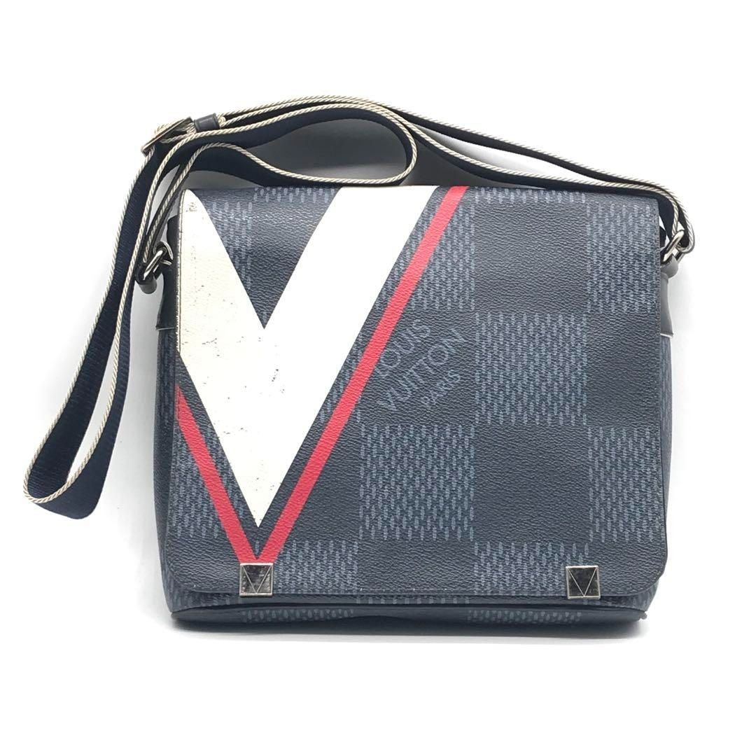 Louis Vuitton Damier Ecobalt District PM NM Shoulder Bag Price Negotiation