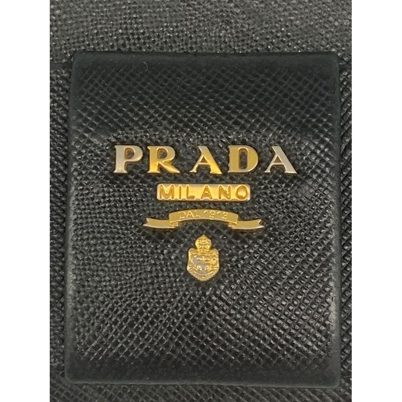 Prada Bifold Long Wallet 1 M1132 Saffiano Leather Ribbon Nero Black 2589 — view 7