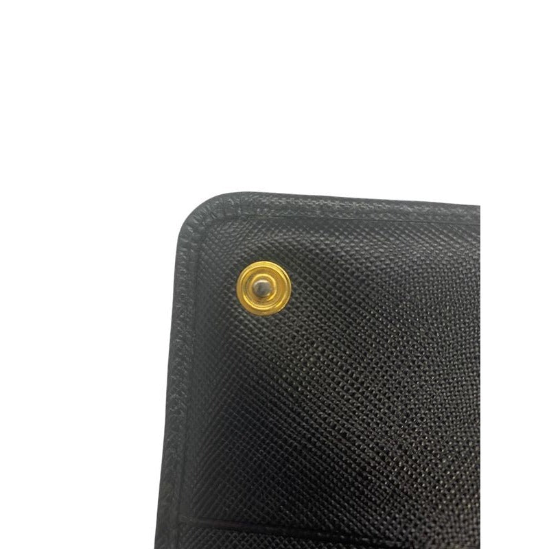 Prada Bifold Long Wallet 1 M1132 Saffiano Leather Ribbon Nero Black 2589 — view 10