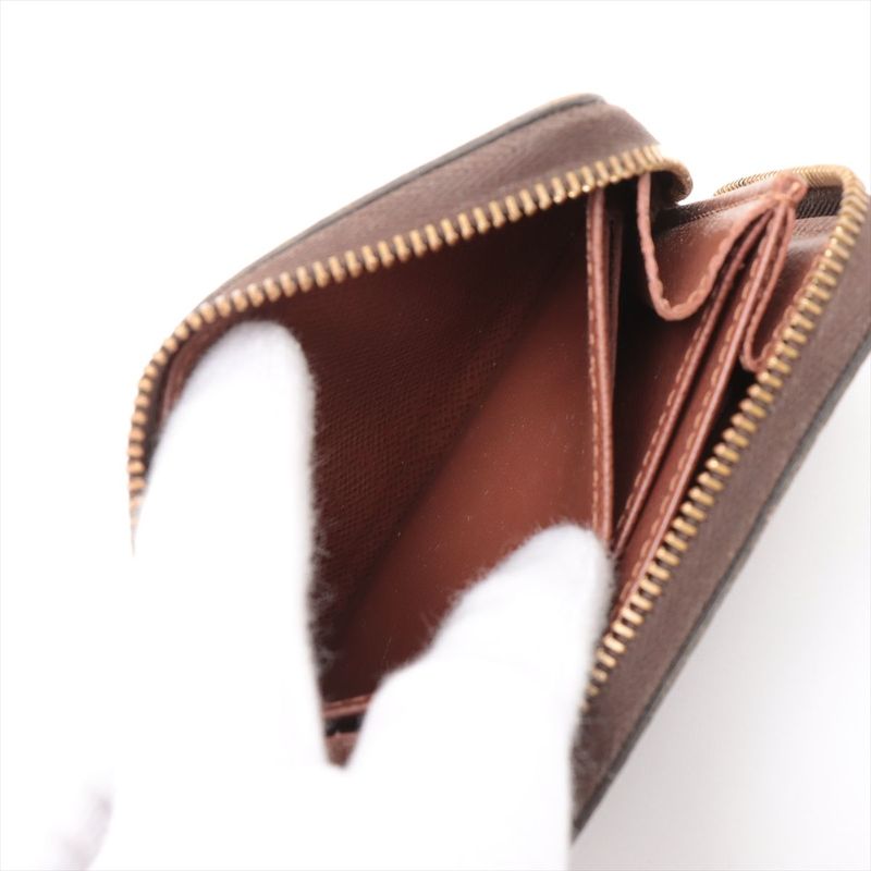 Louis Vuitton Monogram Zippy Coin Purse Zippy Wallet Round Zip Compact Wallet