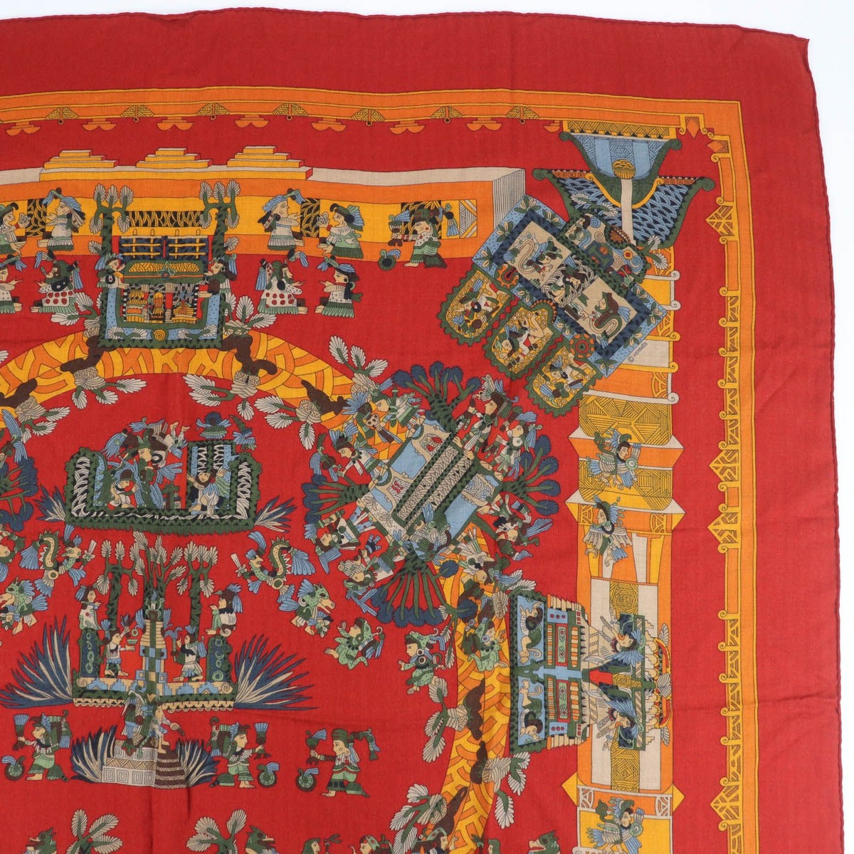Hermes Carre Astres Et Soleils Celestial Bodies and the Sun Cashmere — view 3