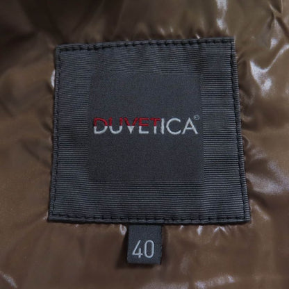 Duvetica ACE Hooded Zip Up Down Coat Brown 40 Made In Bulgaria Genuine