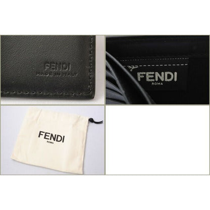Fendi Wallet Foldable 7 M0169 Vocabulary Chien Ti Yellow Black — view 5