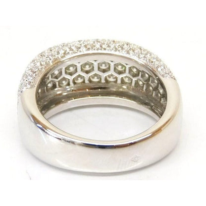 Cartier 145 Nouvelle Vague Ring 18K WG White Gold Diamond — view 3