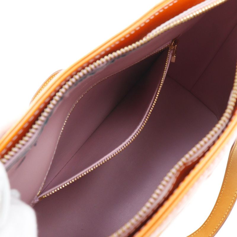 Louis Vuitton Houston M91302 Monogram Vernis Pink Women's Tote Bag