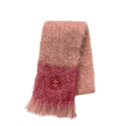 Loewe Scarf Pink Red Gradient