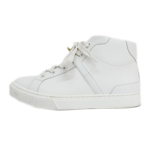 Hermes Sneakers High Cut Daydream Kelly White Size 35.5
