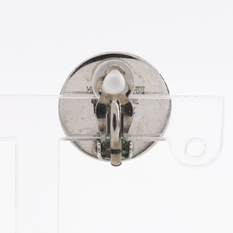Hermes Serie *only One Side Metal Silver Ladies 3.5g Ear Ring