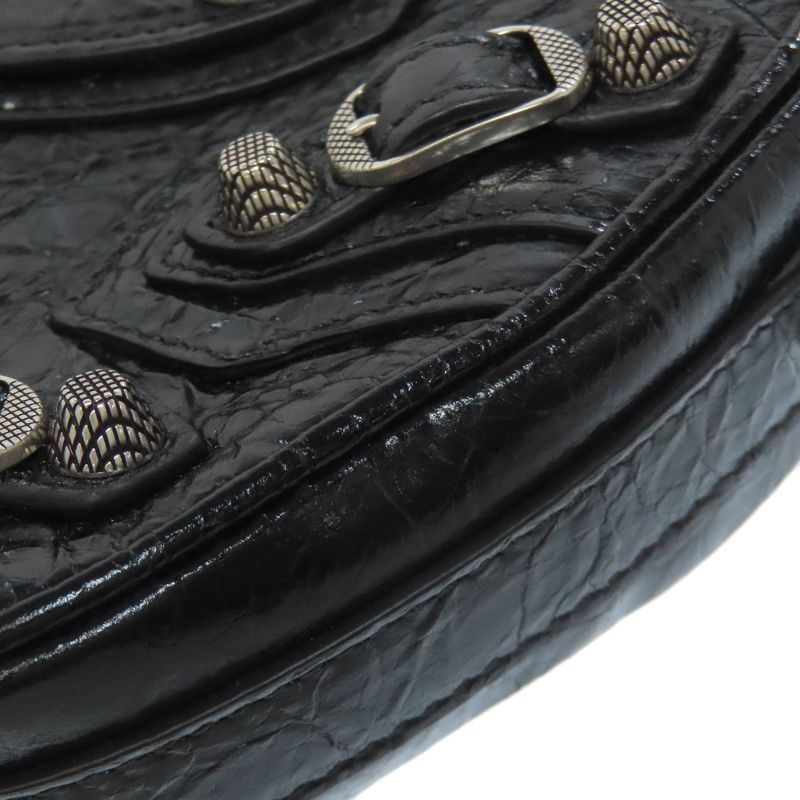 Balenciaga Heart Motif Shoulder Bag Leather Women