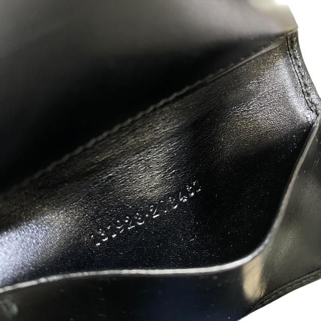 Gucci 131928 6-stack Key Case Key Ring Sherry Line Web Stripe Leather Black