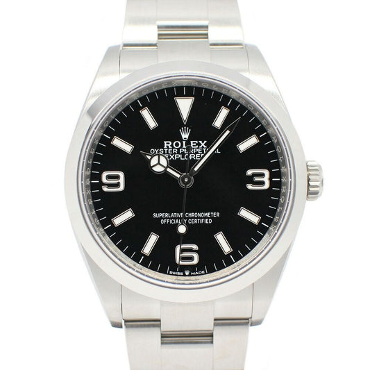 Rolex Explorer-i Random Black SS Automatic Winding