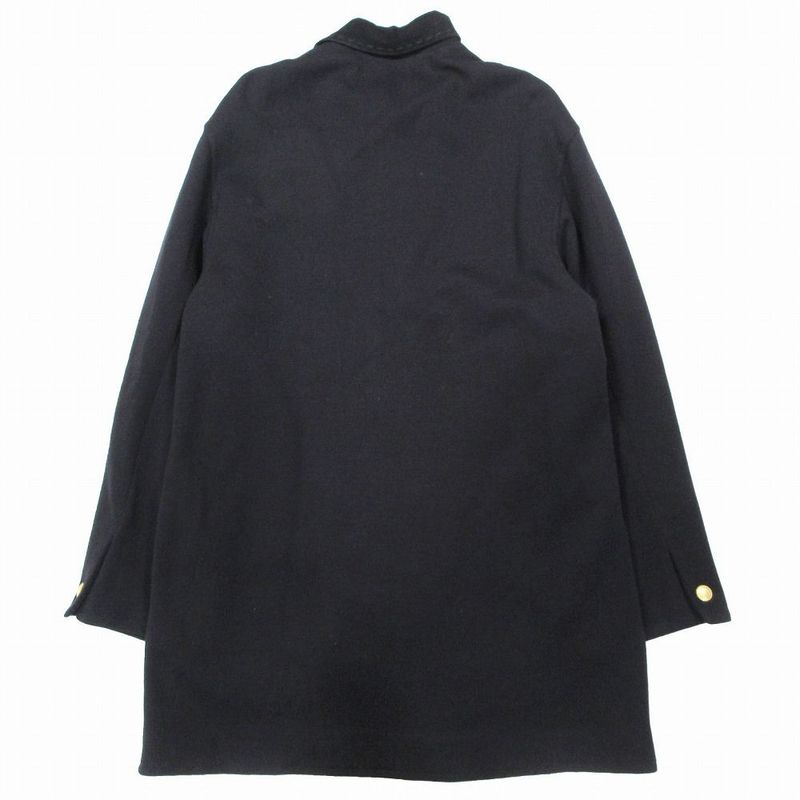 Gucci Tom Ford Period Vintage Gold Button Suede Switching Knit Jacket Outerwear