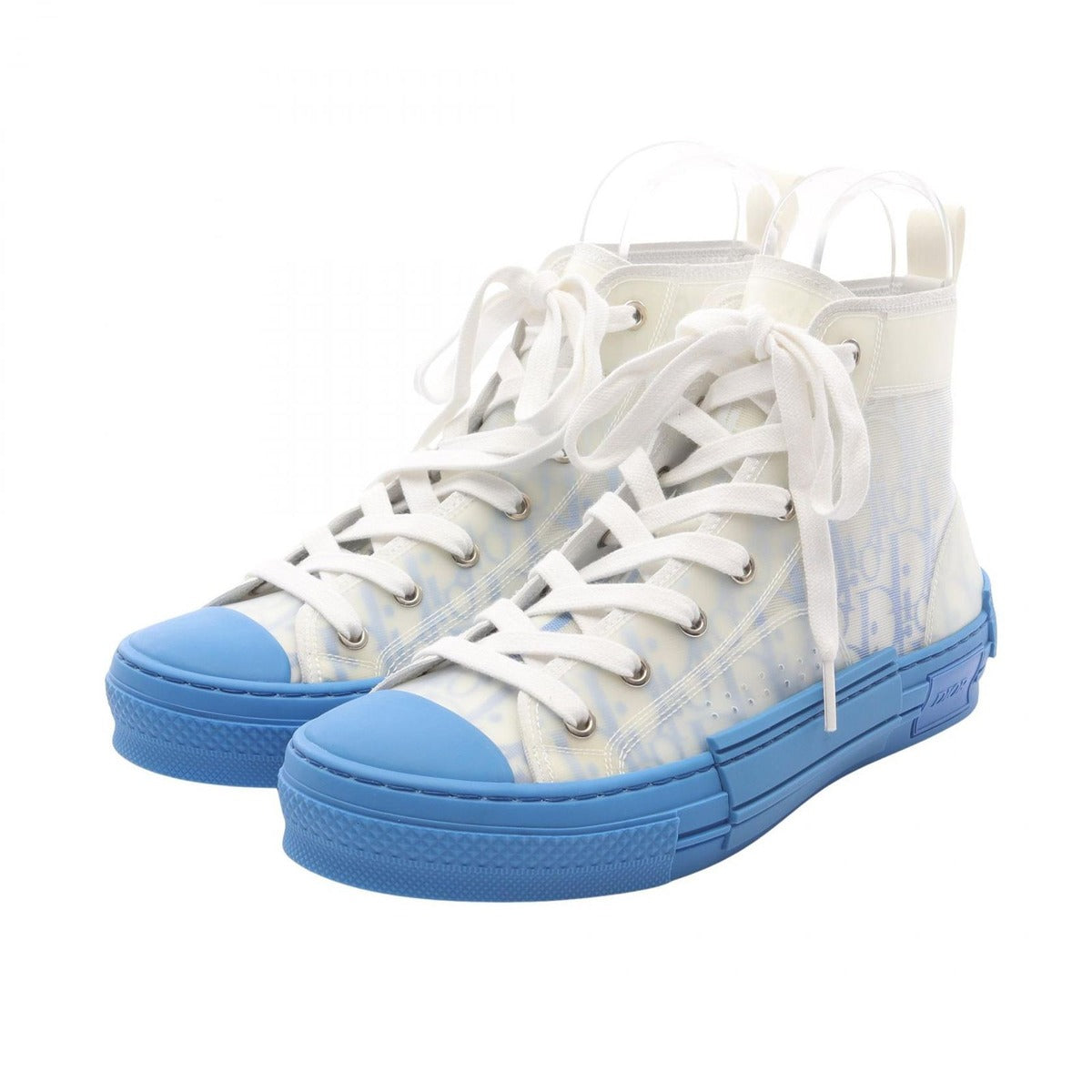 Dior Homme Sneakers Oblique Clubbers High Cut White Blue