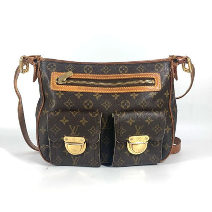 Louis Vuitton Shoulder Bag Hudson GM M40045 Monogram Canvas Brown