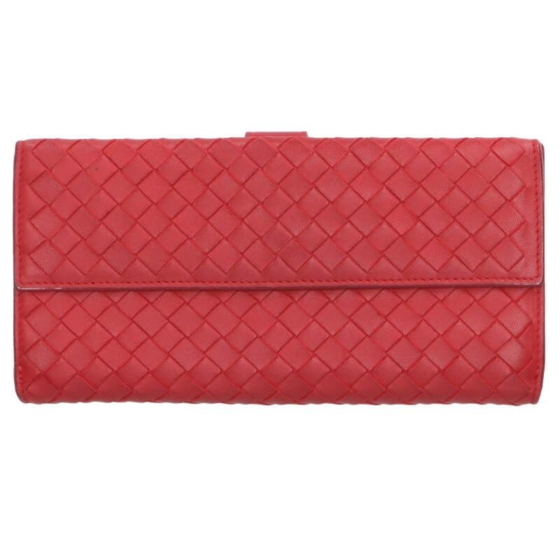 Bottega Veneta Intrecciato Leather Long Wallet