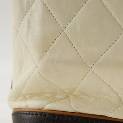 Chanel Matelasse Coco Charm Calf Ivory Women's Tote Bag