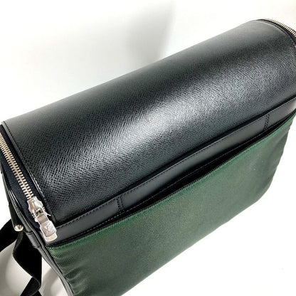 Louis Vuitton Shoulder Bag Taimir M30862 Taiga Leather Ardoise Khaki