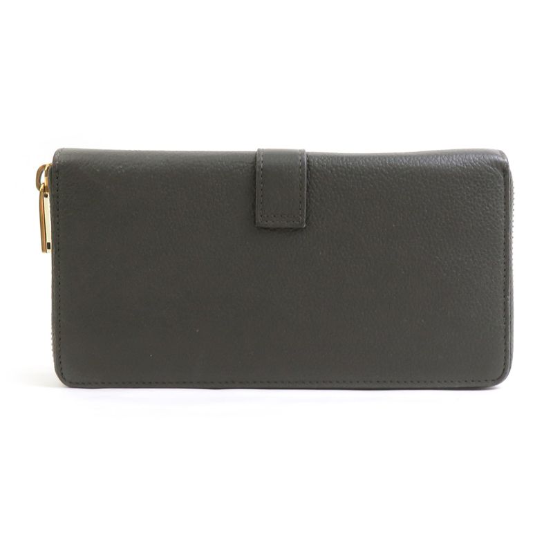Saint Laurent Round Zipper Long Wallet