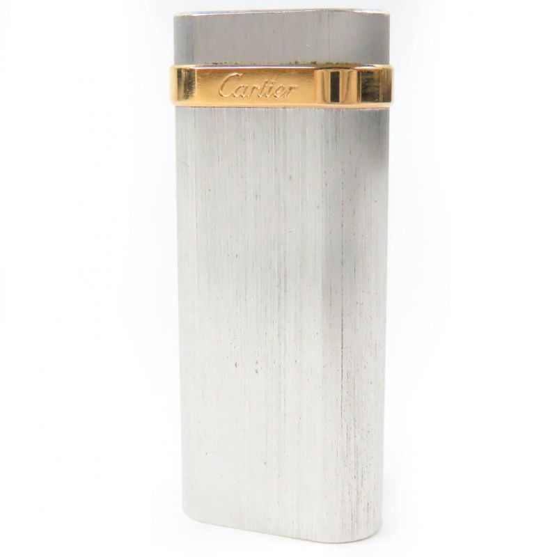 Cartier Hairline New Shape Oval Short Logo Engraved Roller Type