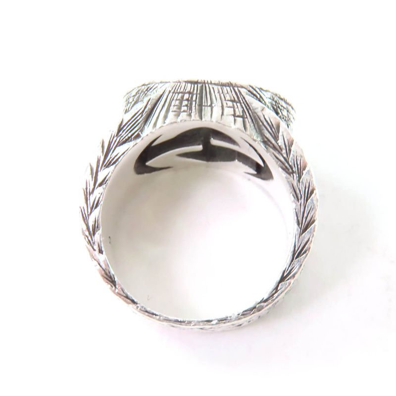 Gucci 455302 Interlocking G Arabesque Ring - Ag925 Silver 9 Size Equivalent To