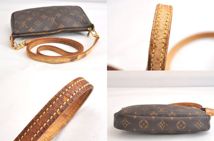 Louis Vuitton Monogram Pochette Accessoire Shoulder Cross Pouch 2770n
