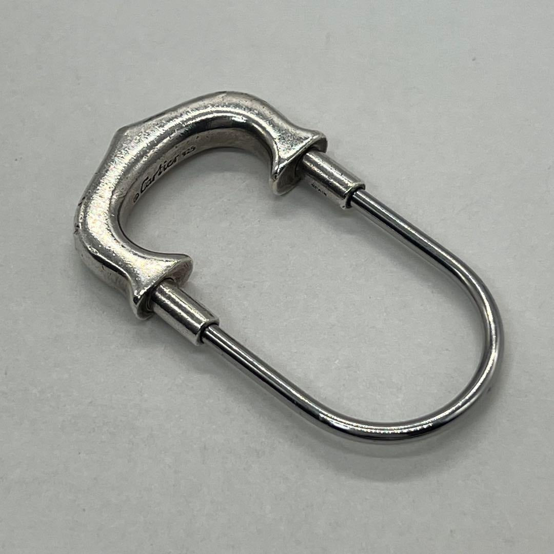 Cartier C Motif Key Ring Holder Charm