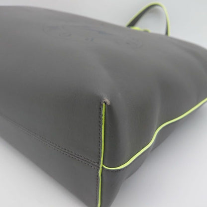 Bulgari X Fragment Collaboration Tote Bag Gray Neon Yellow Storage Bag