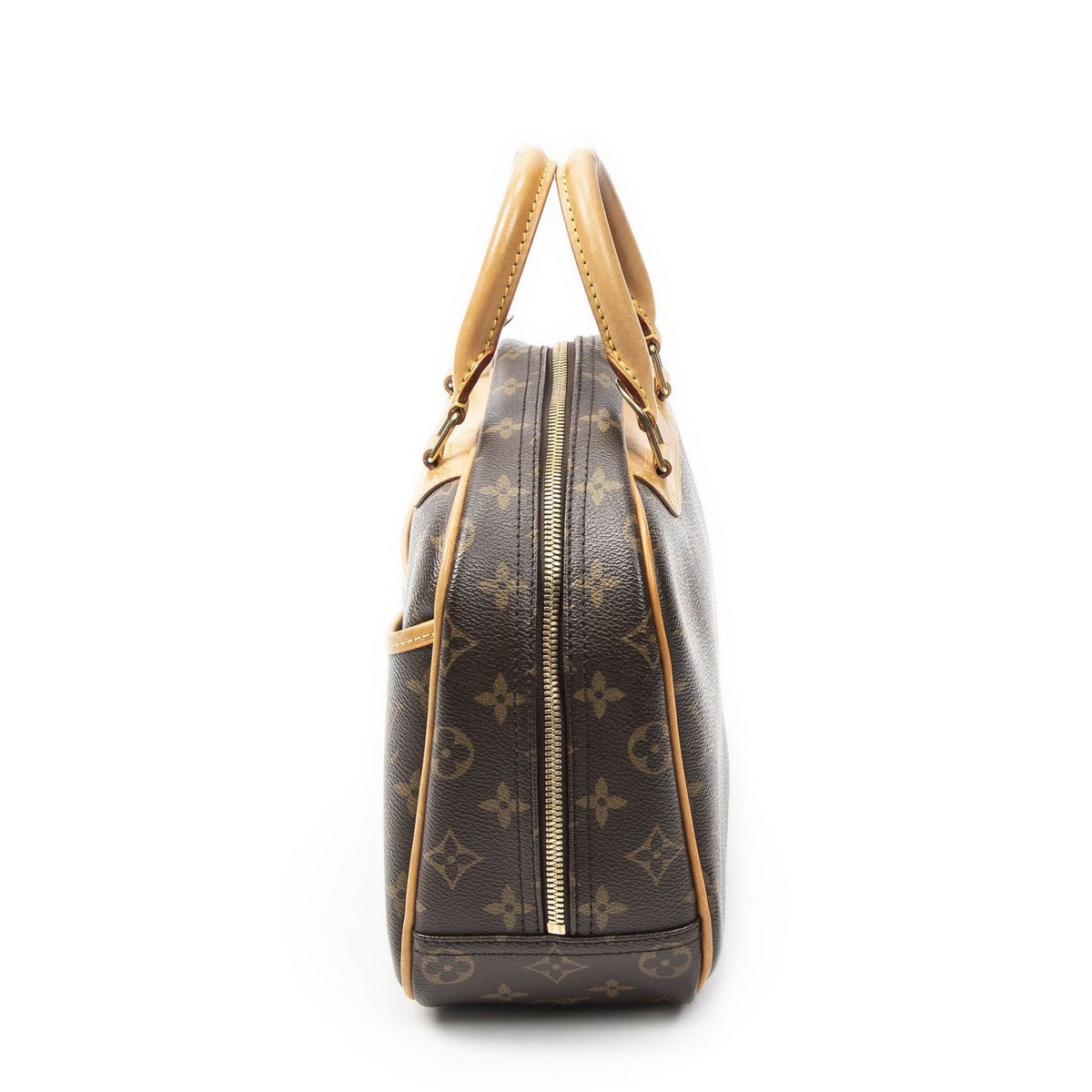 Louis Vuitton Trouville Brown Monogram Canvas Handbag — view 3