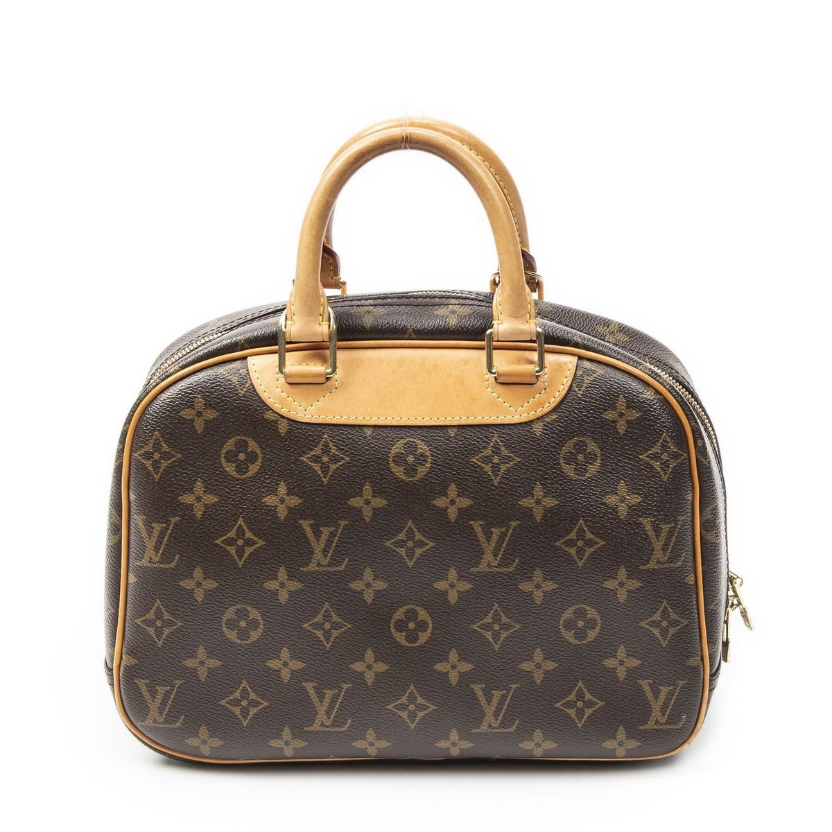 Louis Vuitton Trouville Brown Monogram Canvas Handbag — view 5