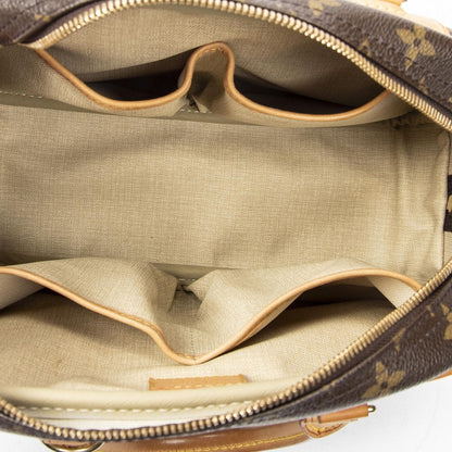 Louis Vuitton Trouville Brown Monogram Canvas Handbag — view 9