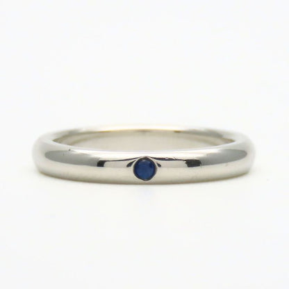 Tiffany & Co Ring - Ring Stacking Band Elsa Peretti 925 Silver Sapphire Approx