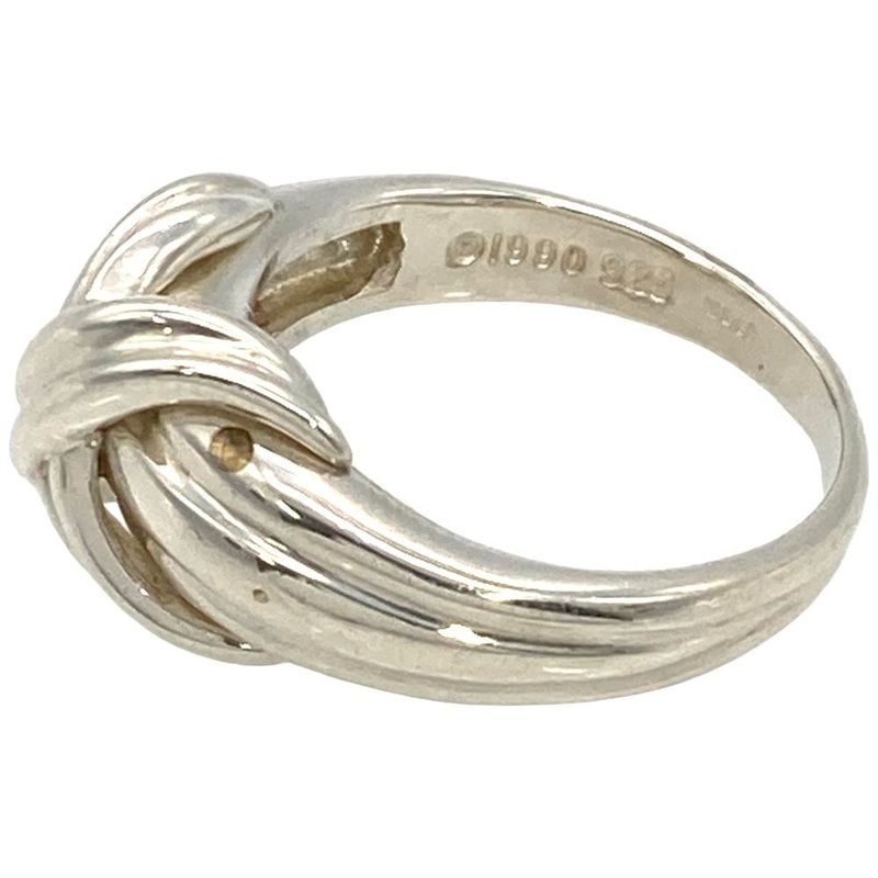 Tiffany & Co Tiffany & Co Signature Cross Ring Size Approx 11 Sv925 45g Silver