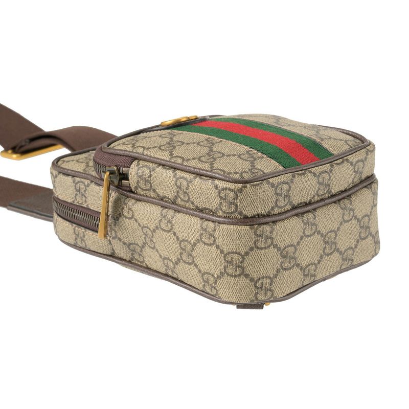 Gucci Waist Bag/body Bag Ophidia Brown