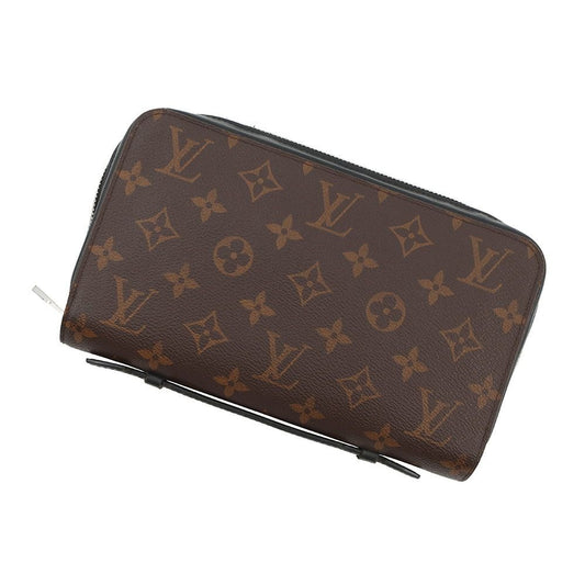Louis Vuitton Wallet Monogram Macassar Zippy XL Noir Black