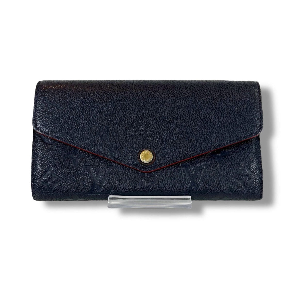 Louis Vuitton Sarah Bifold Long Wallet Empreinte Leather Navy Dark — view 2