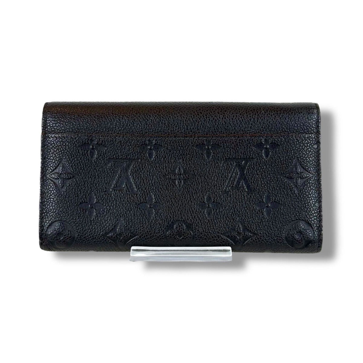 Louis Vuitton Sarah Bifold Long Wallet Empreinte Leather Navy Dark — view 3